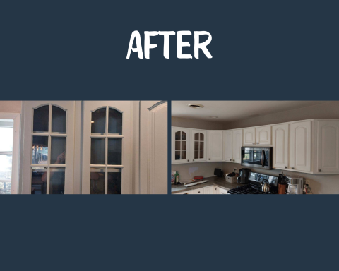 Interior Painting After Pictures Kitchen and Cabinets 